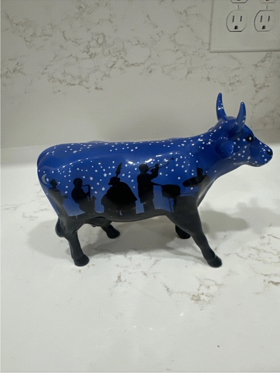 Cow Parade Other - Cow Parade #9158 Jazzy Cow 2001 by Westland Giftware No Box